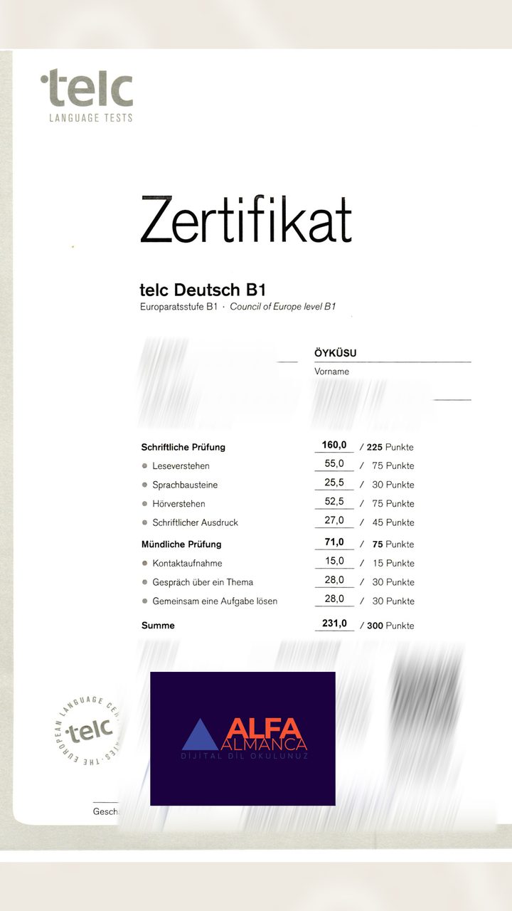 Öğrenci başarı sertifikası