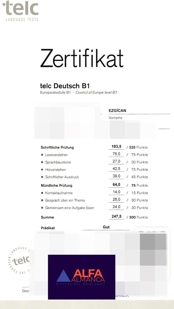 Öğrenci başarı sertifikası