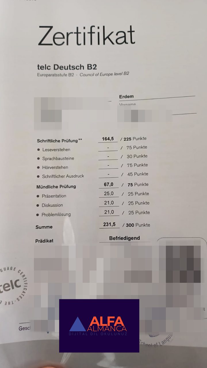 Öğrenci başarı sertifikası